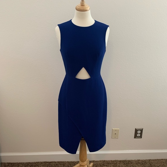 BCBG MAXAZRIA Blue Annabel Dress - Picture 5 of 14
